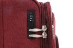 ⁦סט מזוודות בד יוקרתי  3 יח' 28| 24|20  Swiss Royal Tokyo בנפח מוגדל צבע בורדו⁩ – תמונה ⁦4⁩
