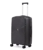 ⁦סט מזוודות קשיחות בלתי שבירות 3 יח' Swiss Royal Bali בצבע שחור – גדלים 20/24/28 אינץ⁩ – תמונה ⁦3⁩