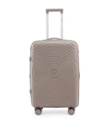 ⁦סט מזוודות קשיחות בלתי שבירות 3 יח' Swiss Royal Bali בצבע שמפנייה – גדלים 20/24/28 אינץ⁩ – תמונה ⁦5⁩