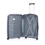 ⁦סט מזוודות קשיחות בלתי שבירות 3 יח' Swiss Royal Bali בצבע נייבי – גדלים 20/24/28 אינץ⁩ – תמונה ⁦5⁩