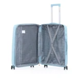 סט מזוודות קשיחות בלתי שבירות 3 יח' Swiss Royal Bali בצבע גינס – גדלים 20/24/28 אינץ – תמונה 4