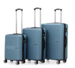 ⁦ סט מזוודות קשיחות 4 יח' /28/24/20/14 אינטש Swiss Voyager Bronx בצבע ג'ינס⁩ – תמונה ⁦2⁩