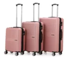 ⁦ סט מזוודות קשיחות 4 יח' /28/24/20/14 אינטש Swiss Voyager Bronx בצבע רוז גולד⁩ – תמונה ⁦2⁩