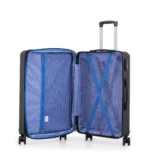 ⁦סט מזוודות קשיחות 3 יח  29/25/20 אינטש Swiss Voyager Covent שחור⁩ – תמונה ⁦4⁩