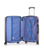 ⁦סט מזוודות קשיחות 3 יח  29/25/20 אינטש Swiss Voyager Covent ירוק בקבוק⁩ – תמונה ⁦4⁩