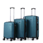 סט מזוודות קשיחות 3 יח  29/25/20 אינטש Swiss Voyager Covent ירוק בקבוק