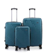 ⁦סט מזוודות קשיחות 3 יח  29/25/20 אינטש Swiss Voyager Covent ירוק בקבוק⁩ – תמונה ⁦2⁩