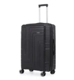 ⁦סט מזוודות קשיחות בלתי שבירות 3 יח' 31/26/20 Swiss Royal Florida בצבע שחור⁩ – תמונה ⁦3⁩