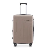 ⁦סט מזוודות קשיחות בלתי שבירות 3 יח' 31/26/20 Swiss Royal Florida בצבע שמפנייה⁩ – תמונה ⁦6⁩