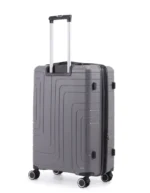 ⁦סט מזוודות קשיחות בלתי שבירות 3 יח' 31/26/20 Swiss Royal Florida בצבע אפור⁩ – תמונה ⁦5⁩