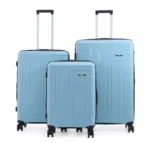 סט מזוודות קשיחות בלתי שבירות 3 יח' 31/26/20 Swiss Royal Florida בצבע ג'ינס