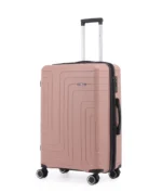 ⁦סט מזוודות קשיחות בלתי שבירות 3 יח' 31/26/20 Swiss Royal Florida בצבע רוז גולד⁩ – תמונה ⁦3⁩