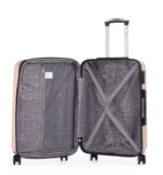 ⁦סט מזוודות קשיחות 4 יח' 28/24/20 /14 Swiss London בצבע שמפנייה⁩ – תמונה ⁦3⁩