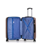 ⁦סט מזוודות קשיחות 4 יח' 28/24/20 /14 Swiss London בצבע רוז גולד⁩ – תמונה ⁦3⁩