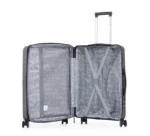 ⁦סט 4 מזוודות קשיחות בלתי שבירות 30/25/21/19 Swiss Royal  דגם Miami בצבע שחור⁩ – תמונה ⁦6⁩