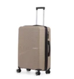 ⁦סט 4 מזוודות קשיחות בלתי שבירות 30/25/21/19 Swiss Royal  דגם Miami בצבע שמפנייה⁩ – תמונה ⁦3⁩