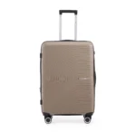 ⁦סט 4 מזוודות קשיחות בלתי שבירות 30/25/21/19 Swiss Royal  דגם Miami בצבע שמפנייה⁩ – תמונה ⁦4⁩