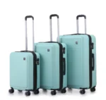 סט מזוודות קשיחות 3 יח' 28/24/20 אינץ דגם Milano מבית Swiss Voyager בצבע מנטה – תמונה 2