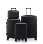 סט מזוודות קשיחות 4 יח' 28/24/20 /14 Swiss Madrid בצבע שחור