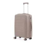 ⁦סט מזוודות קשיחות בלתי שבירות 3 יח' Swiss Voyager Spirit בצבע שמפנייה – גדלים 20/24/28 אינץ⁩ – תמונה ⁦3⁩