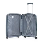 ⁦סט מזוודות קשיחות בלתי שבירות 3 יח' Swiss Voyager Spirit בצבע נייבי – גדלים 20/24/28 אינץ⁩ – תמונה ⁦5⁩