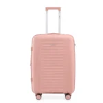 ⁦סט מזוודות קשיחות בלתי שבירות 3 יח' Swiss Voyager Spirit בצבע רוז גולד – גדלים 20/24/28 אינץ⁩ – תמונה ⁦4⁩