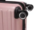 ⁦סט מזוודות קשיחות 20/24/28 אינץ' Swiss Vegas כולל תיק איפור במתנה בצבע  רוז גולד⁩ – תמונה ⁦6⁩