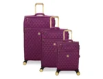סט מזוודות בד קלות 3 יח' 30/25/20 מבית IT Luggage דגם GLIMMERING בצבע סגול – תמונה 2