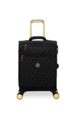 סט מזוודות בד קלות 3 יח' 30/25/20 מבית IT Luggage דגם GLIMMERING בצבע שחור – תמונה 3