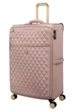 סט מזוודות בד קלות 3 יח' 30/25/20 מבית IT Luggage דגם GLIMMERING בצבע ורוד מוזהב – תמונה 11