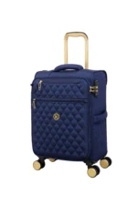 סט מזוודות בד קלות 3 יח' 30/25/20 מבית IT Luggage דגם GLIMMERING בצבע כחול – תמונה 5