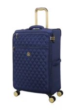 סט מזוודות בד קלות 3 יח' 30/25/20 מבית IT Luggage דגם GLIMMERING בצבע כחול – תמונה 6