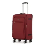 ⁦זוג מזוודות בד קלות 28/20 אינץ' Swiss Alpine בצבע בורדו⁩ – תמונה ⁦3⁩