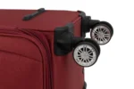 ⁦זוג מזוודות בד קלות 28/20 אינץ' Swiss Alpine בצבע בורדו⁩ – תמונה ⁦5⁩
