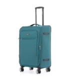 ⁦זוג מזוודות בד קלות 28/20 אינץ' Swiss Alpine בצבע טורקיז⁩ – תמונה ⁦3⁩