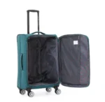 ⁦זוג מזוודות בד קלות 28/20 אינץ' Swiss Alpine בצבע טורקיז⁩ – תמונה ⁦4⁩