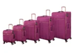 סט 5 מזוודות בד יוקרתיות דגם Bewitching מבית IT Luggage – גדלים 32/28/24/20/16 אינץ’ – בצבע סגול