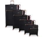 ⁦סט 5 מזוודות בד יוקרתיות דגם Bewitching מבית IT Luggage – גדלים 32/28/24/20/16 אינץ’ – בצבע שחור⁩ – תמונה ⁦2⁩