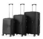 ⁦סט מזוודות קשיחות 3 יח /30/25/20 Swiss Voyager Berlin  בצבע שחור⁩ – תמונה ⁦2⁩