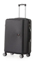 ⁦סט מזוודות קשיחות 3 יח /30/25/20 Swiss Voyager Berlin  בצבע שחור⁩ – תמונה ⁦3⁩