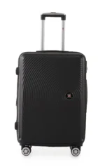 ⁦סט מזוודות קשיחות 3 יח /30/25/20 Swiss Voyager Berlin  בצבע שחור⁩ – תמונה ⁦4⁩