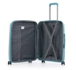 ⁦סט מזוודות  קשיחות בלתי שבירות  4 יח' 28/24/20/14 Swiss Brazil בצבע ג'ינס⁩ – תמונה ⁦6⁩