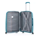 ⁦סט מזוודות  קשיחות בלתי שבירות  4 יח' 28/24/20/14 Swiss Brazil בצבע ירוק בקבוק⁩ – תמונה ⁦5⁩