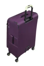 ⁦סט מזוודות בד קלות 3 יח' 30/25/20 מבית IT Luggage דגם CIRCULATOR בצבע סגול שזיף⁩ – תמונה ⁦4⁩