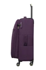 ⁦סט מזוודות בד קלות 3 יח' 30/25/20 מבית IT Luggage דגם CIRCULATOR בצבע סגול שזיף⁩ – תמונה ⁦7⁩