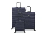 סט מזוודות בד קלות 3 יח' 30/25/20 מבית IT Luggage דגם CIRCULATOR בצבע כחול ימי