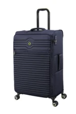 ⁦סט מזוודות בד קלות 3 יח' 30/25/20 מבית IT Luggage דגם CIRCULATOR בצבע כחול ימי⁩ – תמונה ⁦3⁩