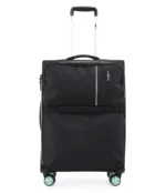 ⁦סט 3 מזוודות בד במשקל נוצה 28/24/20 אינץ Swiss Royal דגם C-lite בצבע שחור⁩ – תמונה ⁦4⁩