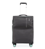 ⁦סט 3 מזוודות בד במשקל נוצה 28/24/20 אינץ Swiss Royal דגם C-lite בצבע אפור⁩ – תמונה ⁦4⁩