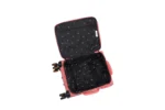 סט מזוודות בד הקלות בעולם 3 יח' 30/25/20 מבית IT Luggage דגם COMPARTMENT בצבע ורוד – תמונה 5